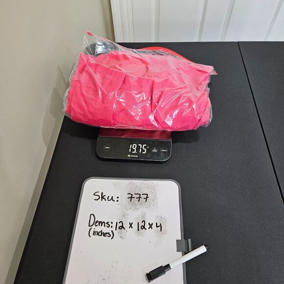 Talbots Womens 100% Linen Blazer Jacket Pink 3/4 Sleeves Open Front Barbiecore - Picture 13 of 13